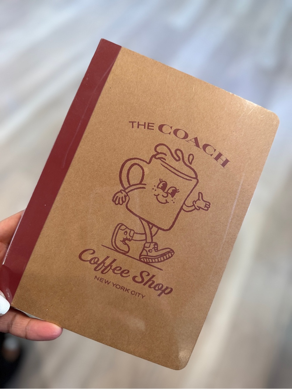 NWT The Coach Coffee Shop Cafe Notebook | Coach Office Collection | Lil Miss Jo